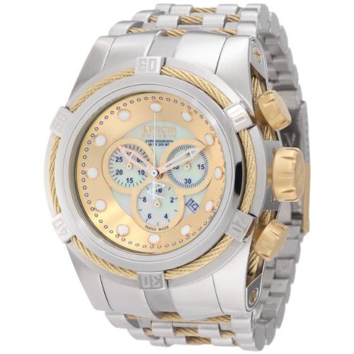 Invicta Men's 0822 Reserve Chronograph Mother of Pearl Dial Stainless Steel Watc