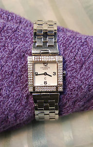 Stunning Charriol Diamond & Stainless Steel Wrist Watch for Women, Quartz Movemt