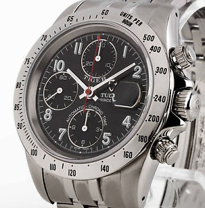 Tudor Prince Date Tiger Chronograph Automatik Stahl an Stahlband Ref. 79280