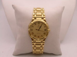18K CONCORD SARATOGA MANS WATCH 5058237 32MM 101 GRAMS