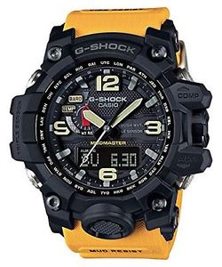 Casio G-Shock Mudmaster Black Dial SS Chrono Quartz Men's Watch GWG1000-1A9