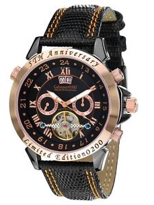 Calvaneo 1583 Astonia "5th Anniversary Blacknight Or Rose" Montre Automatique