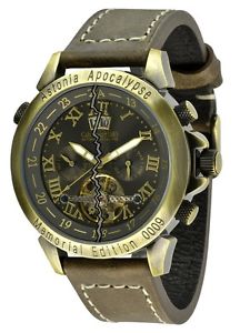 Calvaneo 1583 HORLOGE ANTIQUE "Astonia Apocalypse BRONZE" Heure de fin