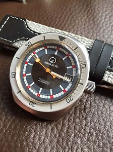 Vintage Aquadive Automatic Mens Watch