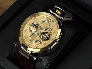Calvaneo 1583 Lucida Nova Gold-steel - High Luxury Squelette Automatic watch