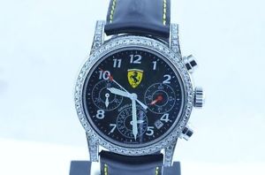 GIRARD-PERREGAUX MONTRE HOMMES 40MM AUTOMATIQUE FERRARI CHRONO AVEC CRISTAUX+