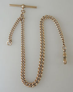 Top Quality English 9K Gold Albert Watch Chain. Chester 1895