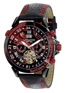 Calvaneo 1583 Nouveauté: Astonia "Rouge Cobra Edition" Montre automatique