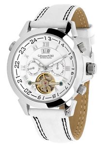 Calvaneo Unique "Astonia Platine White" Snowedition Automatique Platiné