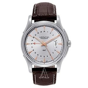 Hamilton Men's HML-H32585557 Jazzmaster Traveler Silver Dial Watch