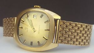 SUPERBE VINTAGE VÉRITÉ 14K OR MASSIF MONTRE BRACELET AUTOMATIQUE