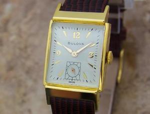 Bulova 1940s Swiss Made Men's Gold Plated Manual Luxury Dress Watch  YY32
