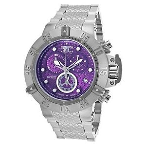 Invicta 20154 Mens Purple Dial Analog Quartz Watch image 1
