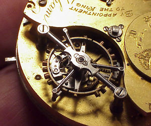 Vintage 48mm Charles Frodsham Tourbillon 09990 Fusee Pocket Watch Movement Parts