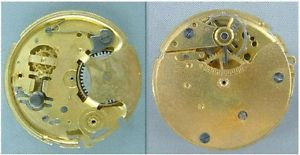 1000x Thiel Regolare III Movimento di orologio da tasca Meccanismo orologio