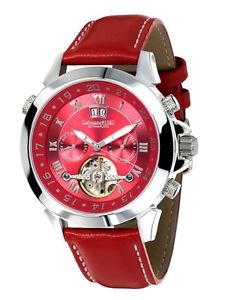 Calvaneo 1583 Astonia "Platine Rouge Profond " Montre automatique