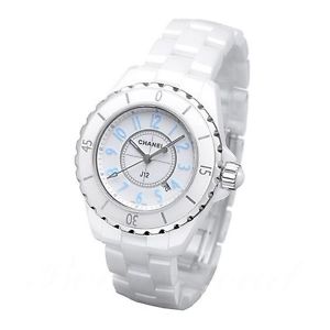 Free Shipping Pre-owned CHANEL J12 Blue Light H3826 Quartz World Limited 2000