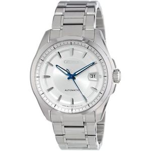 Citizen NB0040-58A Mens Silver Dial Automatic Watch with Stainless Steel Strap