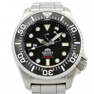 ORIENT Divers watch quartz battery type Men's Pre-owned Free Shipping #w282