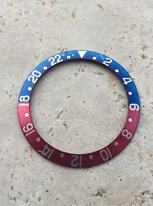 Rolex GMT vintage fat font bezel insert for ref. 1675