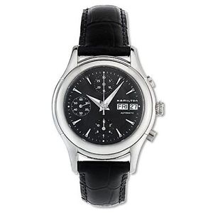 Hamilton Men's H18516731 Linwood Chronograph Leather Watch