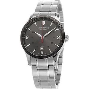 Victorinox Swiss Army Alliance Men's Grey Dial Stainless Steel Swiss Automatic W