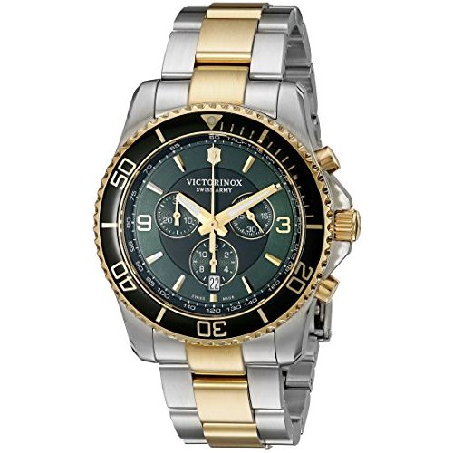 Victorinox Men's 241693 Maverick Chronograph Two-Tone Stainless Steel Bracelet W