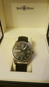 CLOCHETTE & ROSS BR 123 AUTOMATIQUE CADRAN NOIR AVEC BOITE ORIGINALE