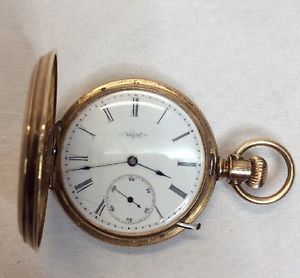 Elgin 14k Hunters Case Pocket Watch (w45)
