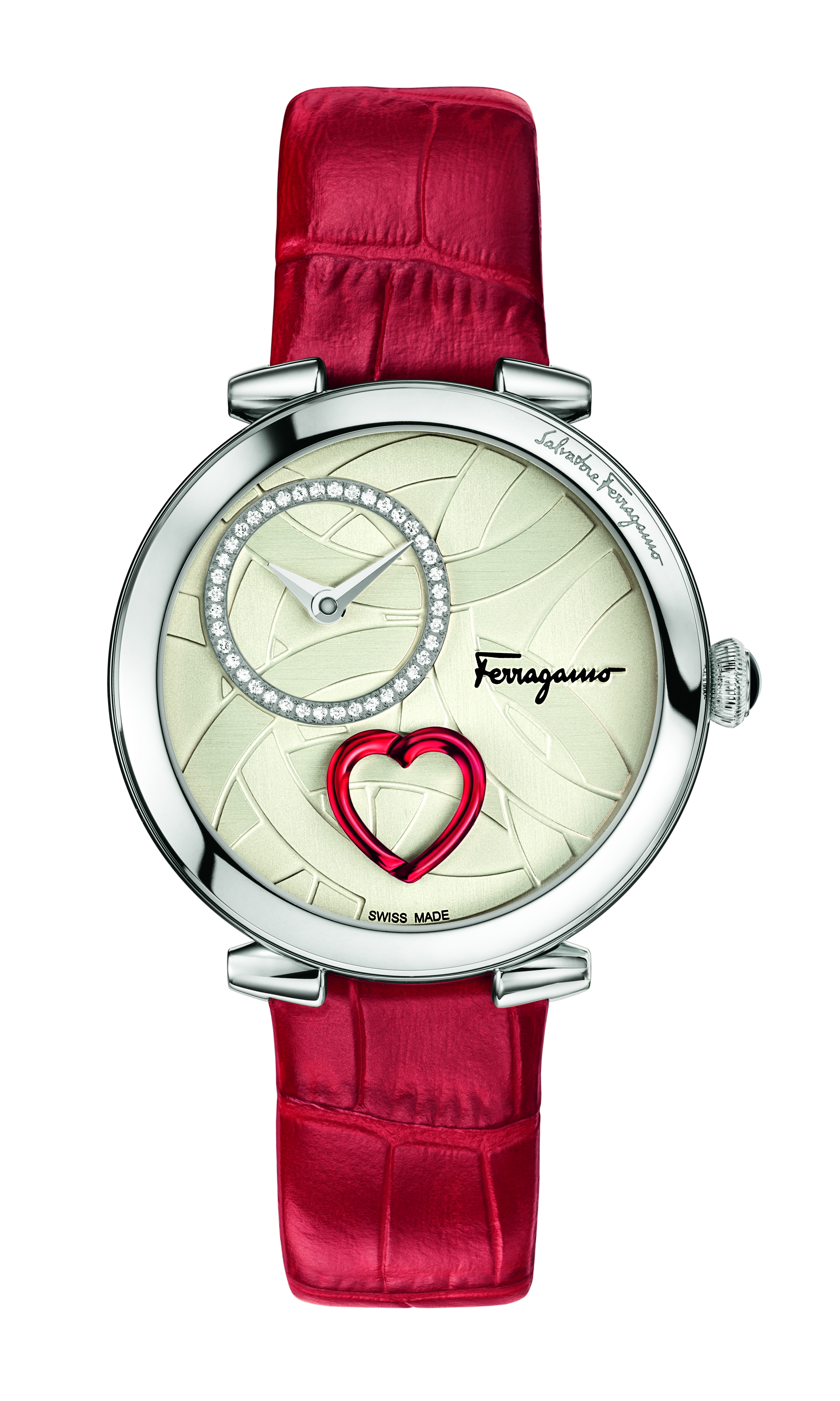 Ferragamo FE2030016 Women's  Cuore Silver Dial Watch