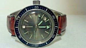 VINTAGE MEN'S  1ST EDITION FAVRE LEUBA DEEP BLUE DIVER AUTOMATIC WATCH