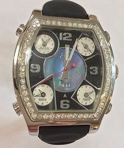 New JACOB & Co. Five Time Zones #8044 JC-6 Watch for Men w/ Box Diamonds 47mm