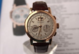 A.Lange & Sohne Datograph Watch 403.032 18K Rose Gold w/Box  MSRP $59800+Deplmnt