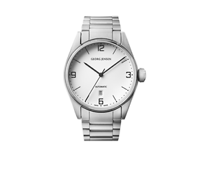 GEORG JENSEN Mens Automatic Mechanical Watch with Date # 395, David Chu. NEW!