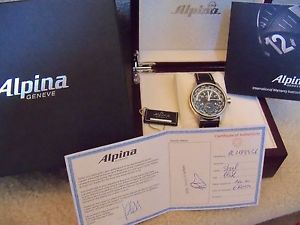 Alpina Startimer Pilot Worldtimer Manufacture Watch AL-718B4S6