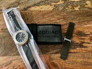 ZODIAC SUPER SEA WOLF BRONZE LE ZO9505 BROWN SWISS MADE AUTOMATIC DIVE WATCH NEW