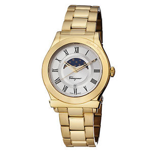 Ferragamo Men's FBG070016 FERAGAMO 1898 Gold IP Stainless Steel Wristwatch