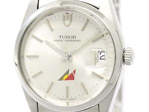 Polished TUDOR Prince Oyster Date Phillipines Air Line Watch 74000N (BF301469)