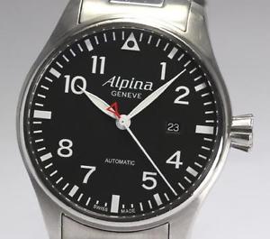 Free Shipping Pre-owned ALPINA Star Timer Pilot Limited 8888 AT With Model AT