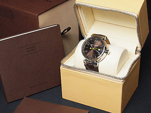 F / S Pre-owned LOUIS VUITTON Tambour Quartz Q1111 Finish Smtb-TD Saitama
