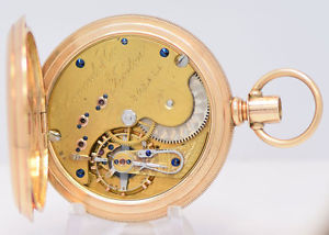 E. Howard N-size #202434 in a Crisp 14K Solid Gold Case
