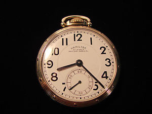 Hamilton 950B, 16s, 23 jewel Railroad Pocket Watch - Super Nice !!