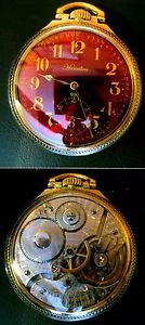 One of a Kind Hamilton 990 Railroad Chronometer w/ Display Back--From 1909.