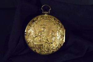 Charles Clay 22k Gold Pocket watch finest maker ever REPOUSSE VERGE FUSEE 1730