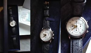 Chronograph UNIVESAL GENEVE COMPAX 1950 c. man. with original box&papers