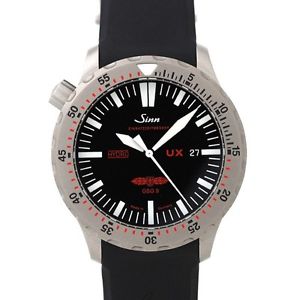 Auth Sinn Diver UX.GSG9 Men's Quartz SS×rubber 164847