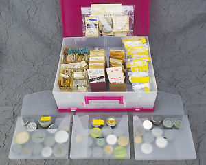Vintage Watchmakers Parts HUGE Lot of 100’s and MORE See Itemized List NOS