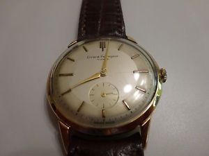 Girarard Perrgaux ultra rare 18 karat solid rose gold mans spectatular watch