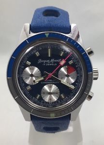 Jacques Monnat Diver chronograph Valjoux 7736 New Old Stock