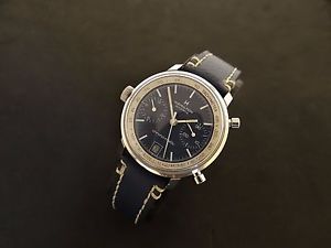 VINTAGE HAMILTON CHRONO-MATIC CHRONOGRAPH AUTOMATIC CAL 11 STEEL BLUE DIAL